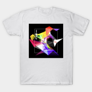 Abstract Geometric Collage T-Shirt